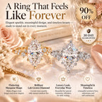 A Timeless Marquise Diamond Ring Designed To Make Every Woman Feel Elegant, Loved & Unforgettable-Last Day Sale-90% OFF🔥