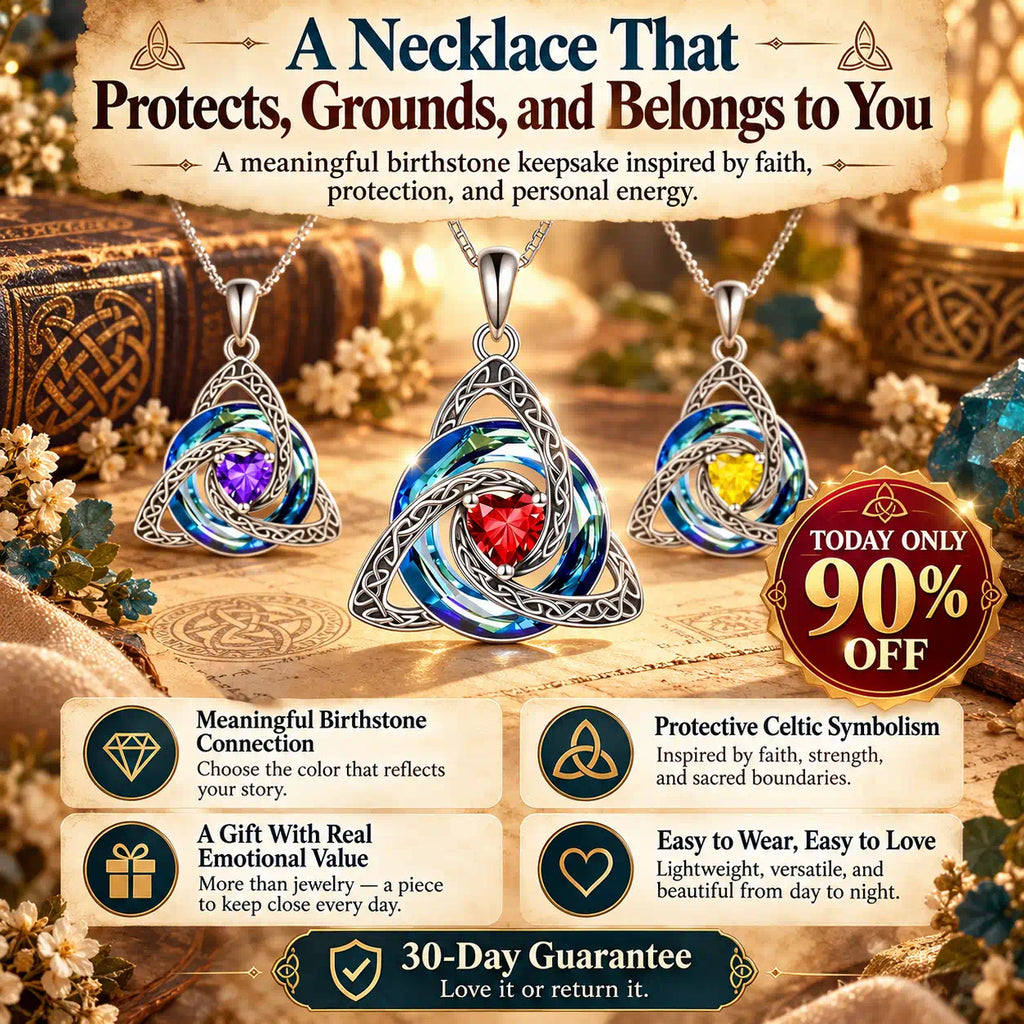 A Meaningful Birthstone Necklace Designed To Protect Your Energy, Celebrate Your Story, And Keep What Matters Close -Last Day Sale-90% OFF🔥