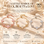 A Little Symbol Of Luck, Love & Beauty — A Timeless Clover Diamond Bracelet Made To Shine With You Every Day -Last Day Sale-90% OFF🔥
