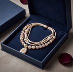 Pearl Blossom Bohemian Layered Cord Necklace
