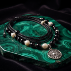 Midnight Sun Bohemian Layered Cord Necklace