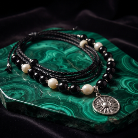 Midnight Sun Bohemian Layered Cord Necklace