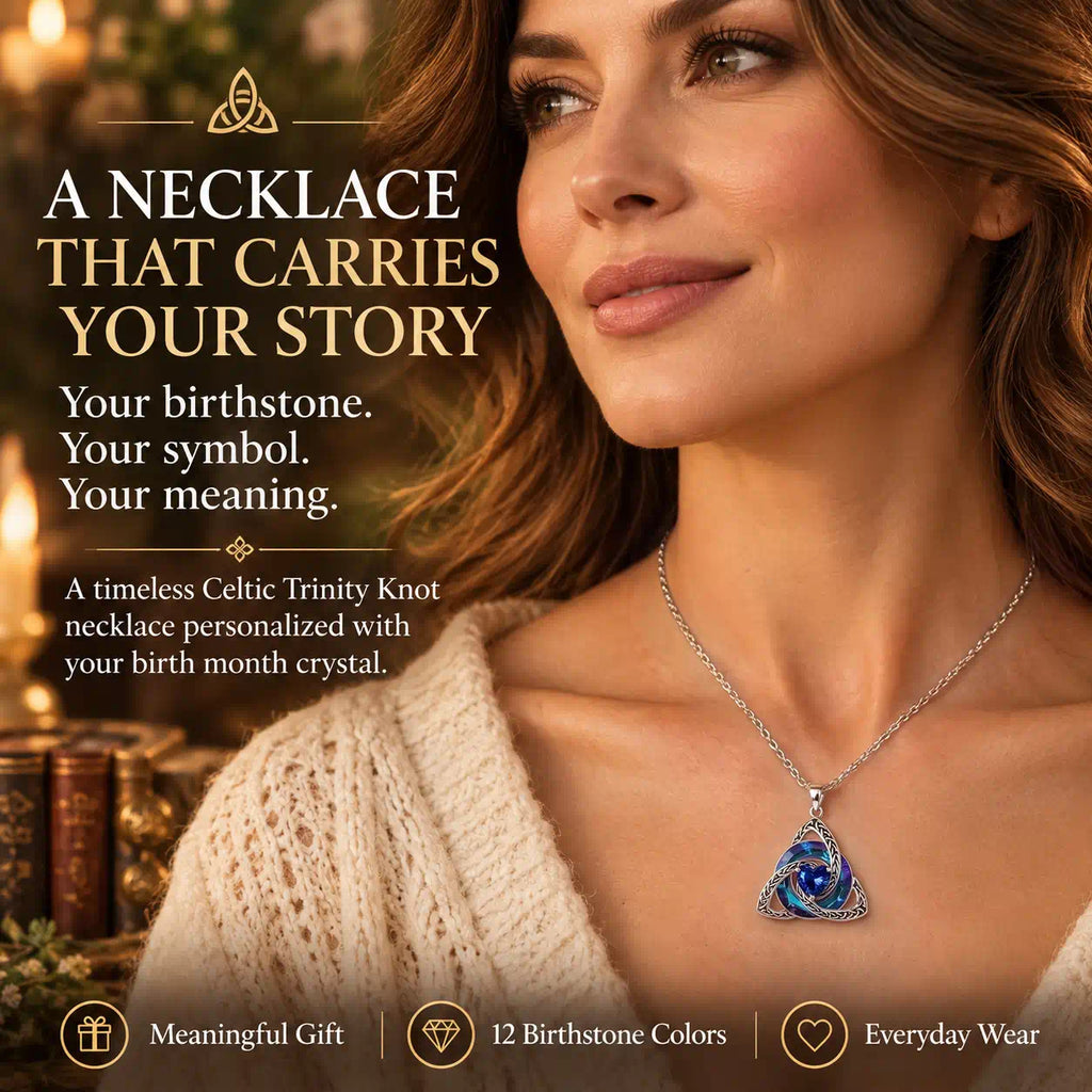 A Meaningful Birthstone Necklace Designed To Protect Your Energy, Celebrate Your Story, And Keep What Matters Close -Last Day Sale-90% OFF🔥