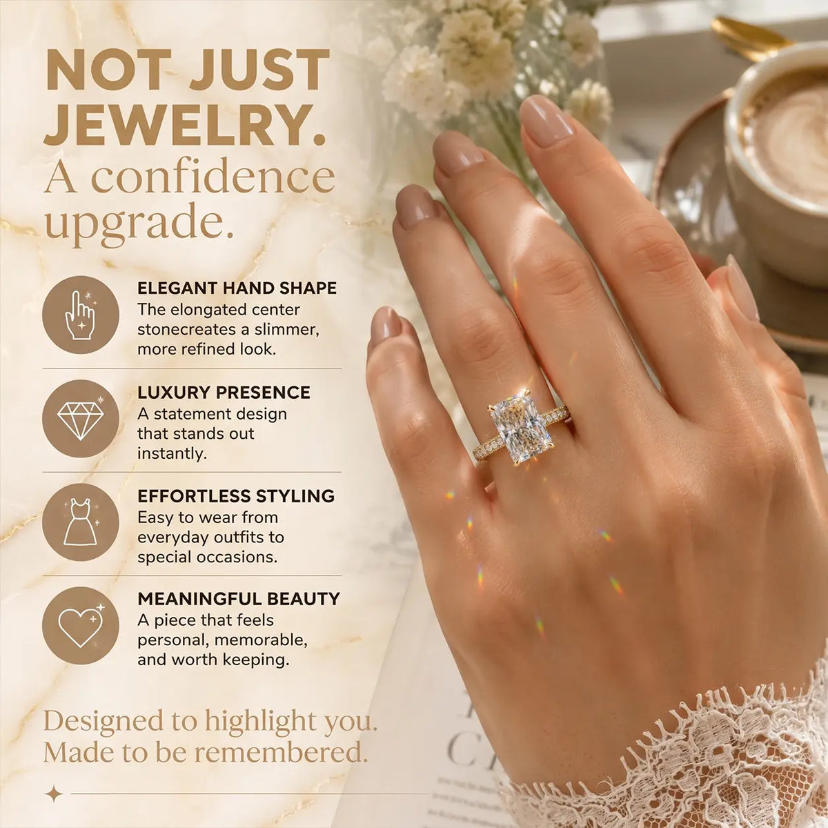 A Timeless Lab-Grown Diamond Ring Designed To Make Every Moment Feel Luxurious-Last Day Sale-90% OFF🔥