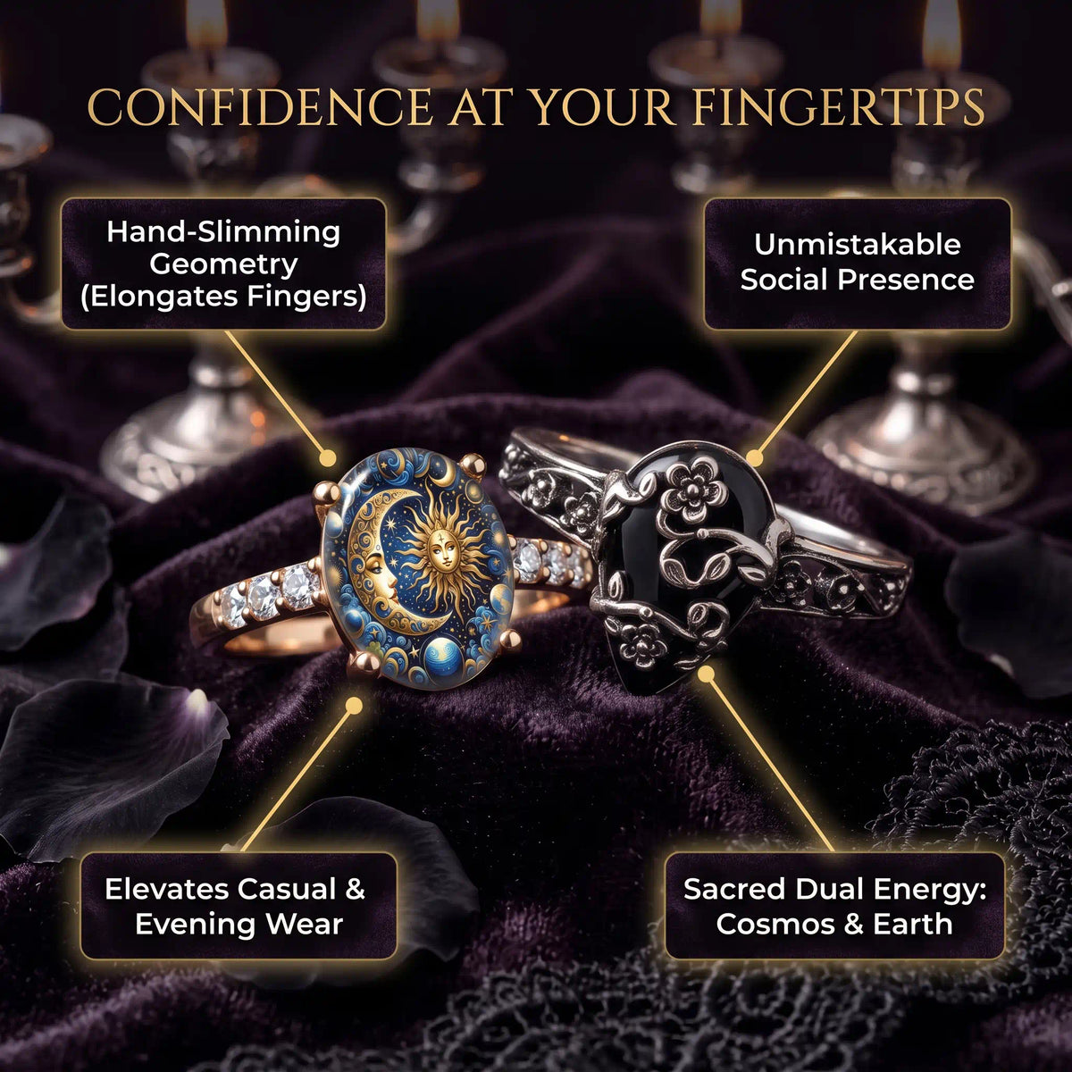 NOT JUST A RING — A TIMELESS HEIRLOOM OF SUN, MOON & MYSTERY-Last Day Sale-90% OFF🔥