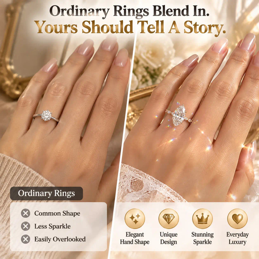 The Marquise Ring That Makes Your Hands Look Elegant, Your Style Feel Timeless & Every Moment Shine-Last Day Sale-90% OFF🔥