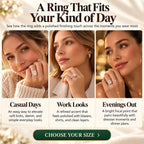 A Radiant-Cut Lab-Grown Diamond Ring That Makes Every Day Feel a Little More Special-Last Day Sale-90% OFF🔥