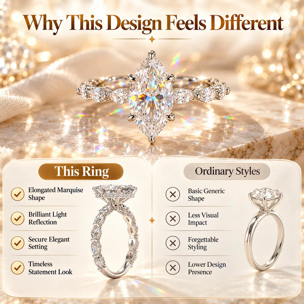 The Marquise Ring That Makes Your Hands Look Elegant, Your Style Feel Timeless & Every Moment Shine-Last Day Sale-90% OFF🔥