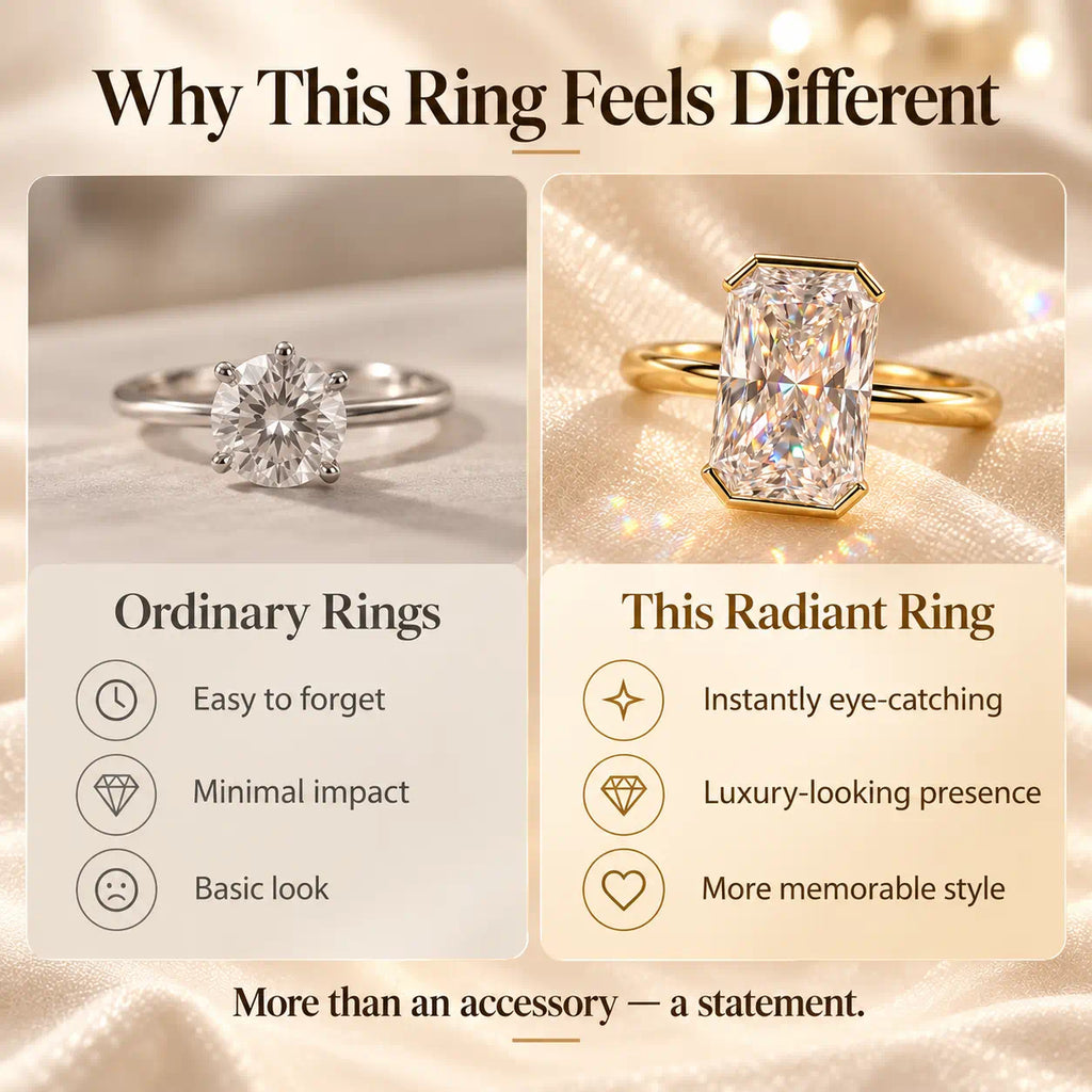 The Luxury-Looking Diamond Ring She'll Never Want To Take Off-Last Day Sale-90% OFF🔥