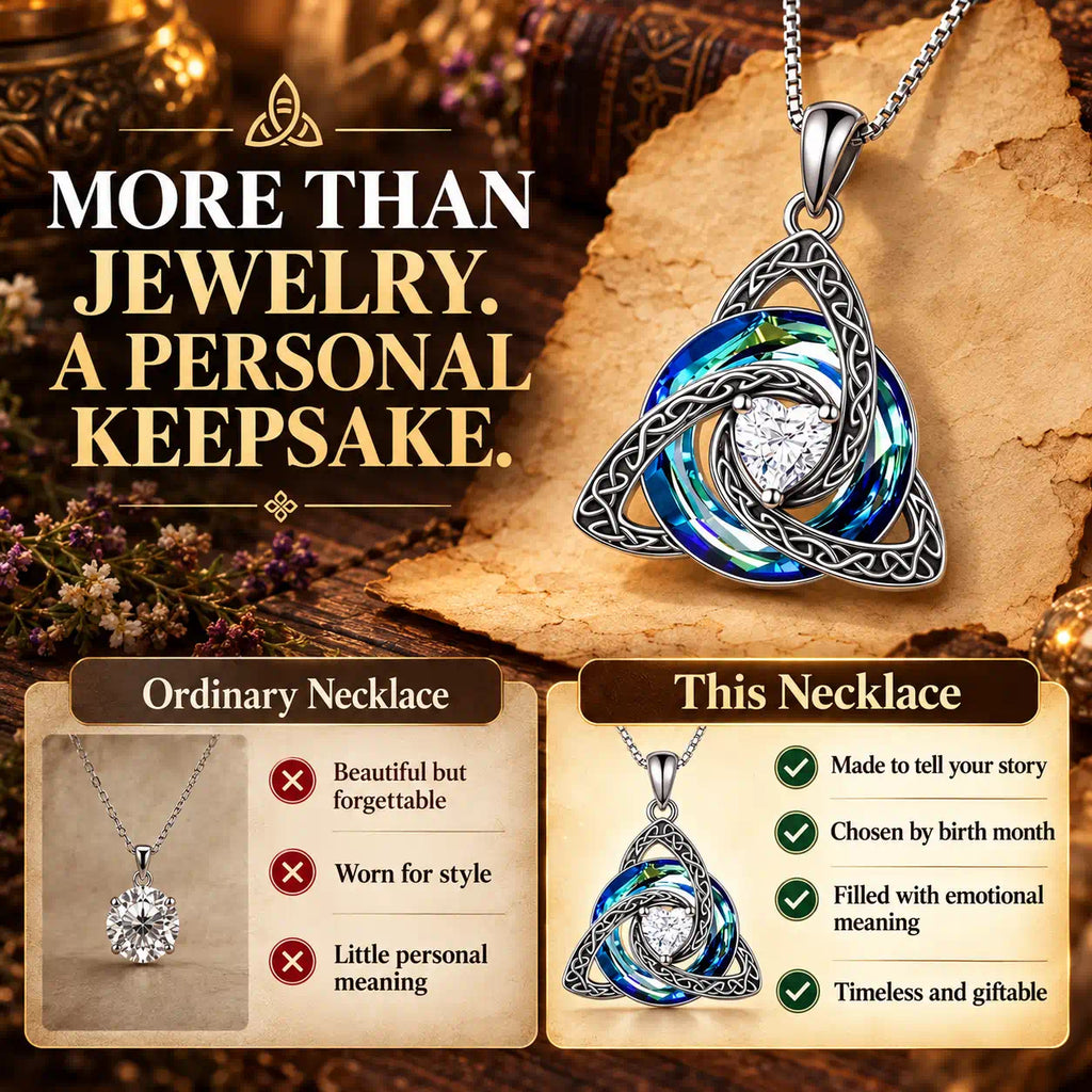 A Meaningful Birthstone Necklace Designed To Protect Your Energy, Celebrate Your Story, And Keep What Matters Close -Last Day Sale-90% OFF🔥