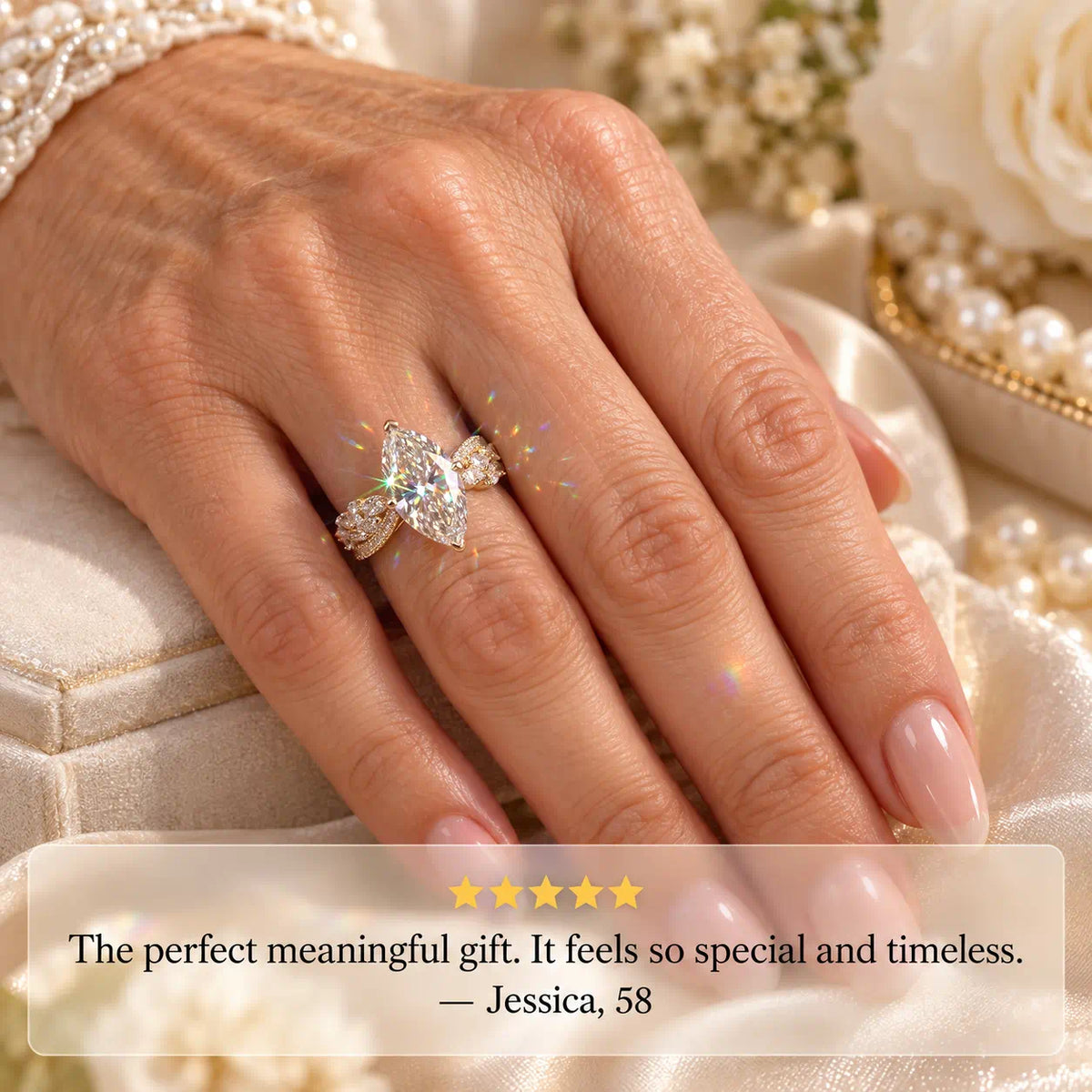 A Diamond Ring Designed To Celebrate Your Love, Your Story, And You-Last Day Sale-90% OFF🔥
