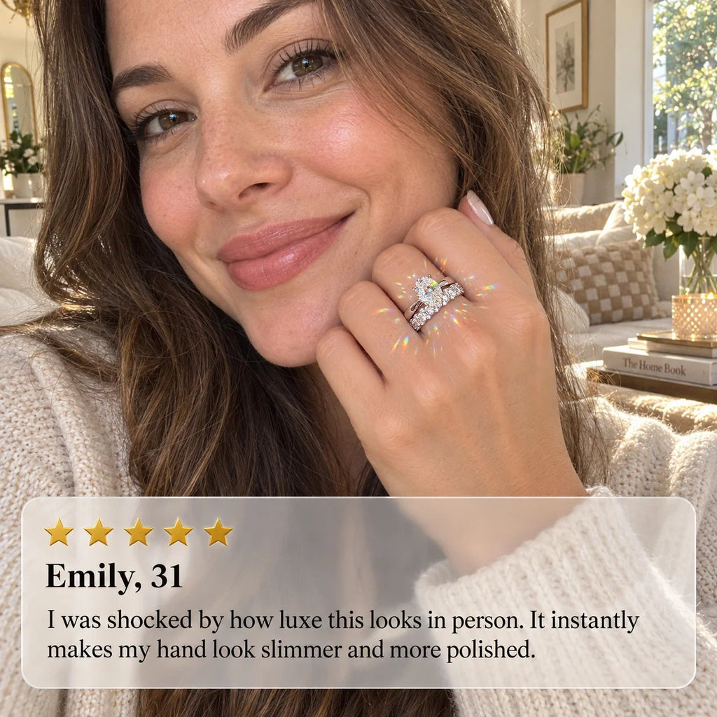 A Timeless Diamond Ring Stack Designed To Celebrate Your Forever Moments-Last Day Sale-90% OFF🔥