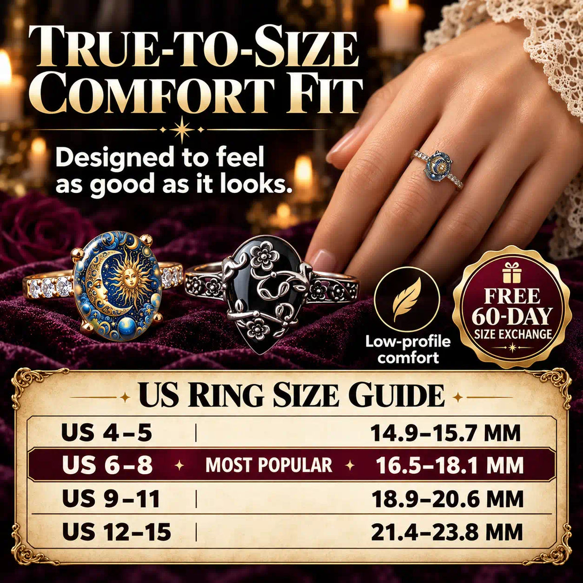NOT JUST A RING — A TIMELESS HEIRLOOM OF SUN, MOON & MYSTERY-Last Day Sale-90% OFF🔥