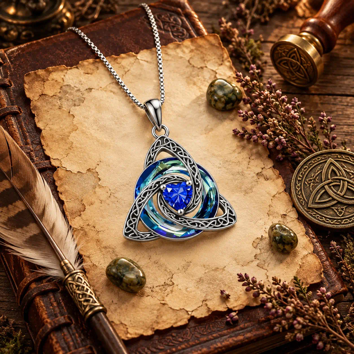 A Meaningful Birthstone Necklace Designed To Protect Your Energy, Celebrate Your Story, And Keep What Matters Close -Last Day Sale-90% OFF🔥