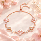 A Little Symbol Of Luck, Love & Beauty — A Timeless Clover Diamond Bracelet Made To Shine With You Every Day -Last Day Sale-90% OFF🔥