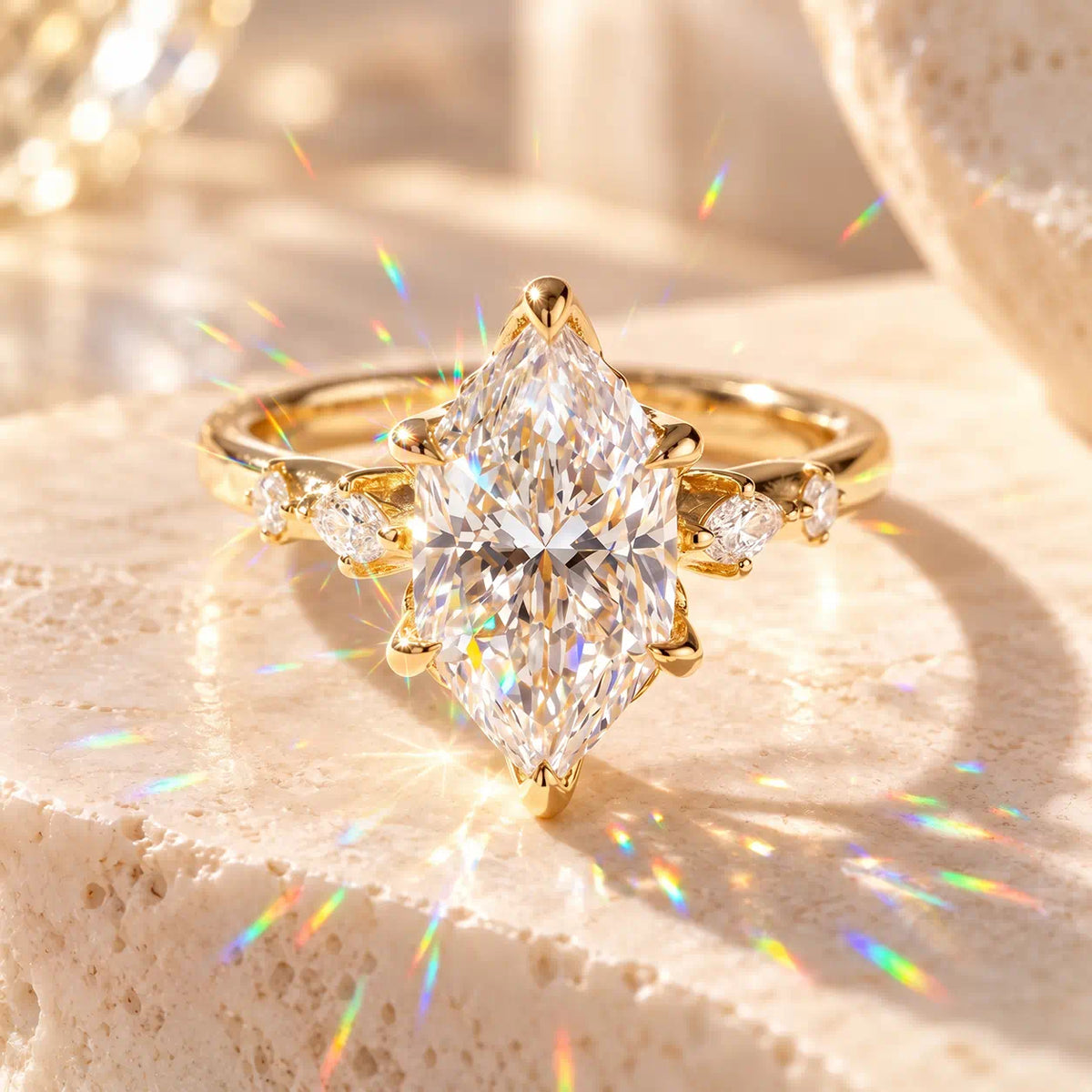 The Marquise Sparkle Ring That Makes Every Hand Look More Elegant-Last Day Sale-90% OFF🔥
