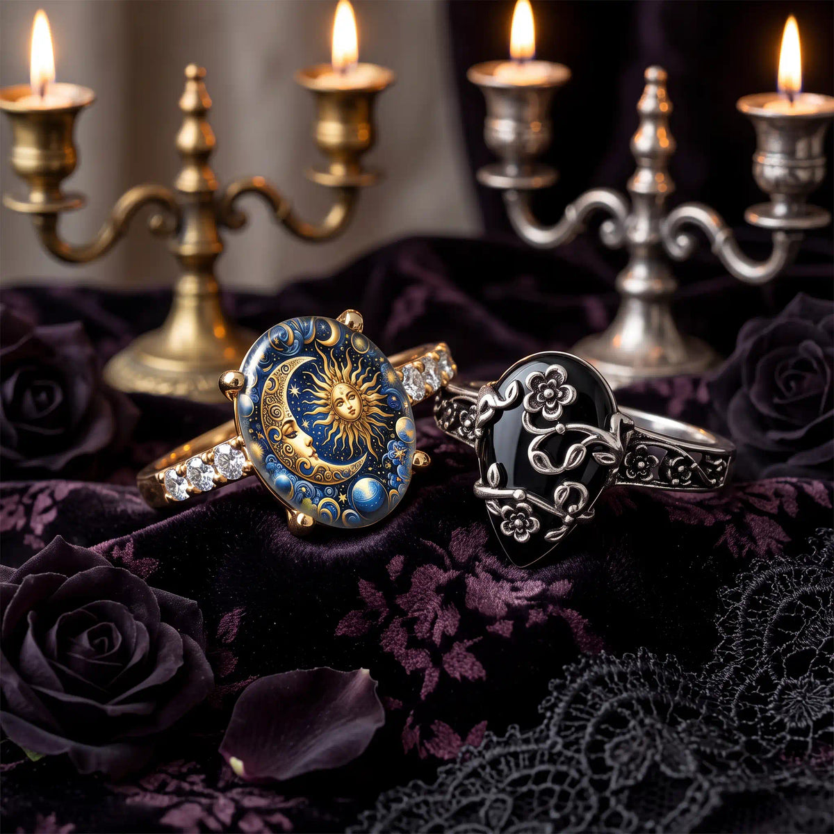 NOT JUST A RING — A TIMELESS HEIRLOOM OF SUN, MOON & MYSTERY-Last Day Sale-90% OFF🔥