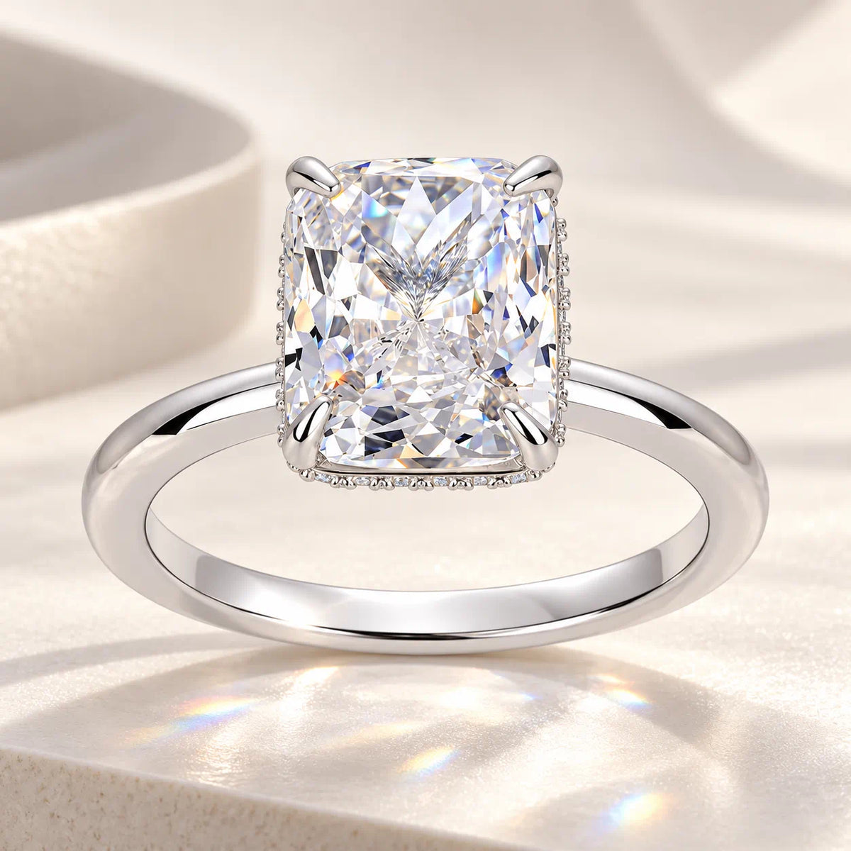 A Radiant-Cut Lab-Grown Diamond Ring That Makes Every Day Feel a Little More Special-Last Day Sale-90% OFF🔥